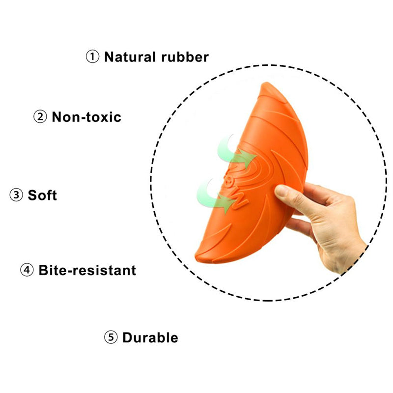 Flying Disc Toys For Dog Multifunction Pet Puppy Training Toys Outdoor
