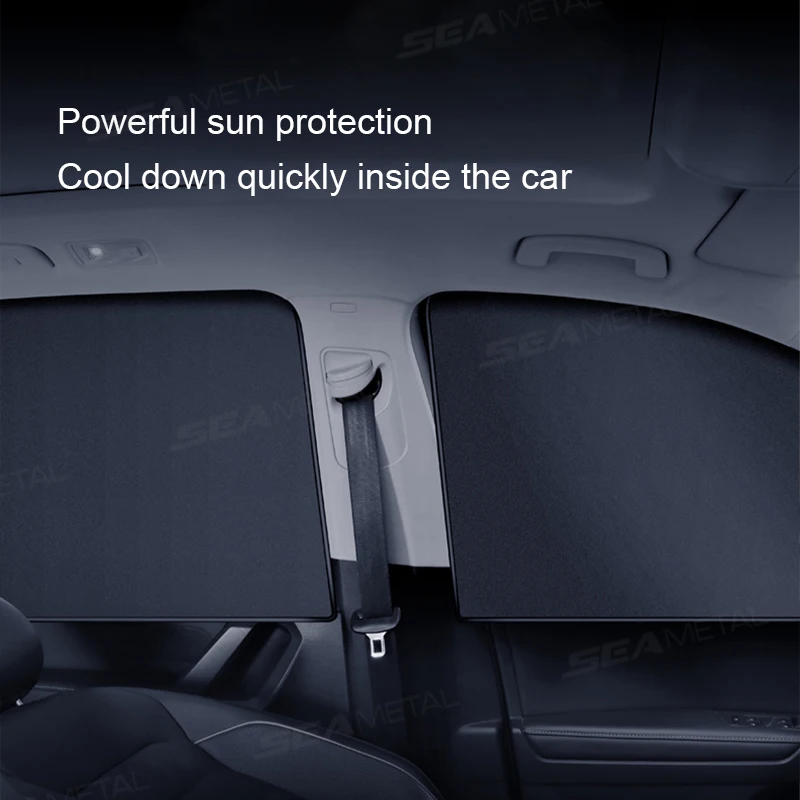 Magnetic Car Side Window Sun Shade Curtains