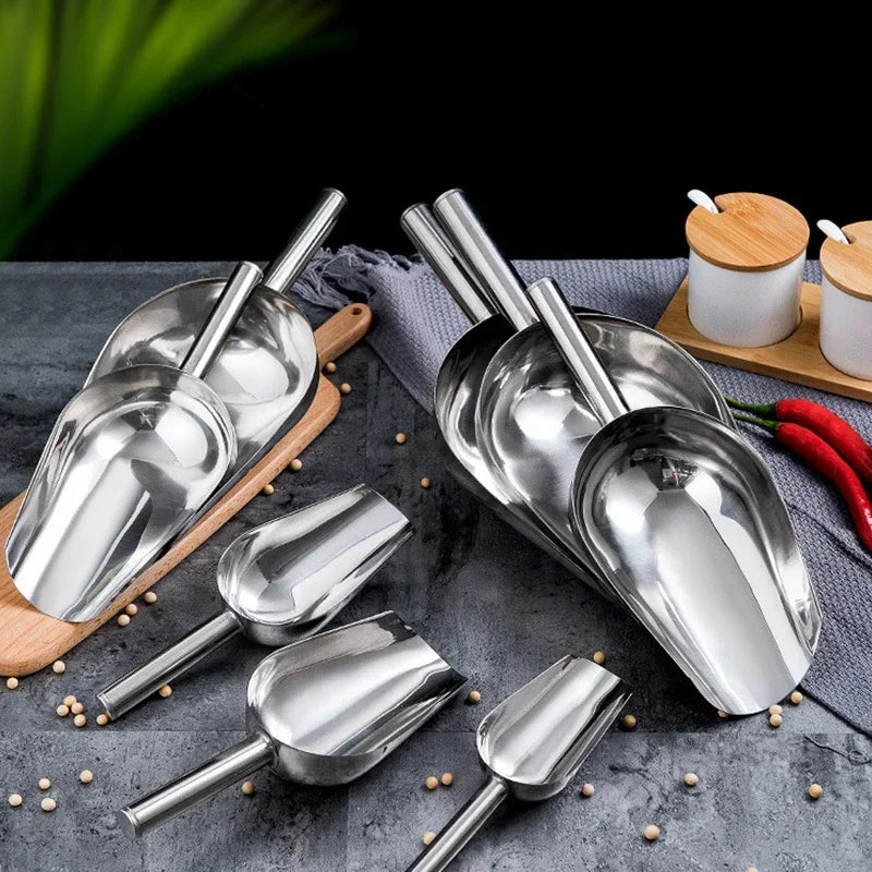 Stainless-Steel Ice Cube Scoop Bar Buffet Party