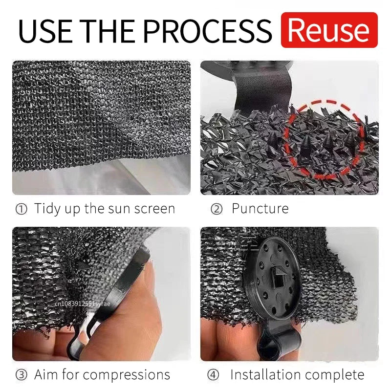 Heavy Duty Lock Grip Plastic Clips Greenhouse