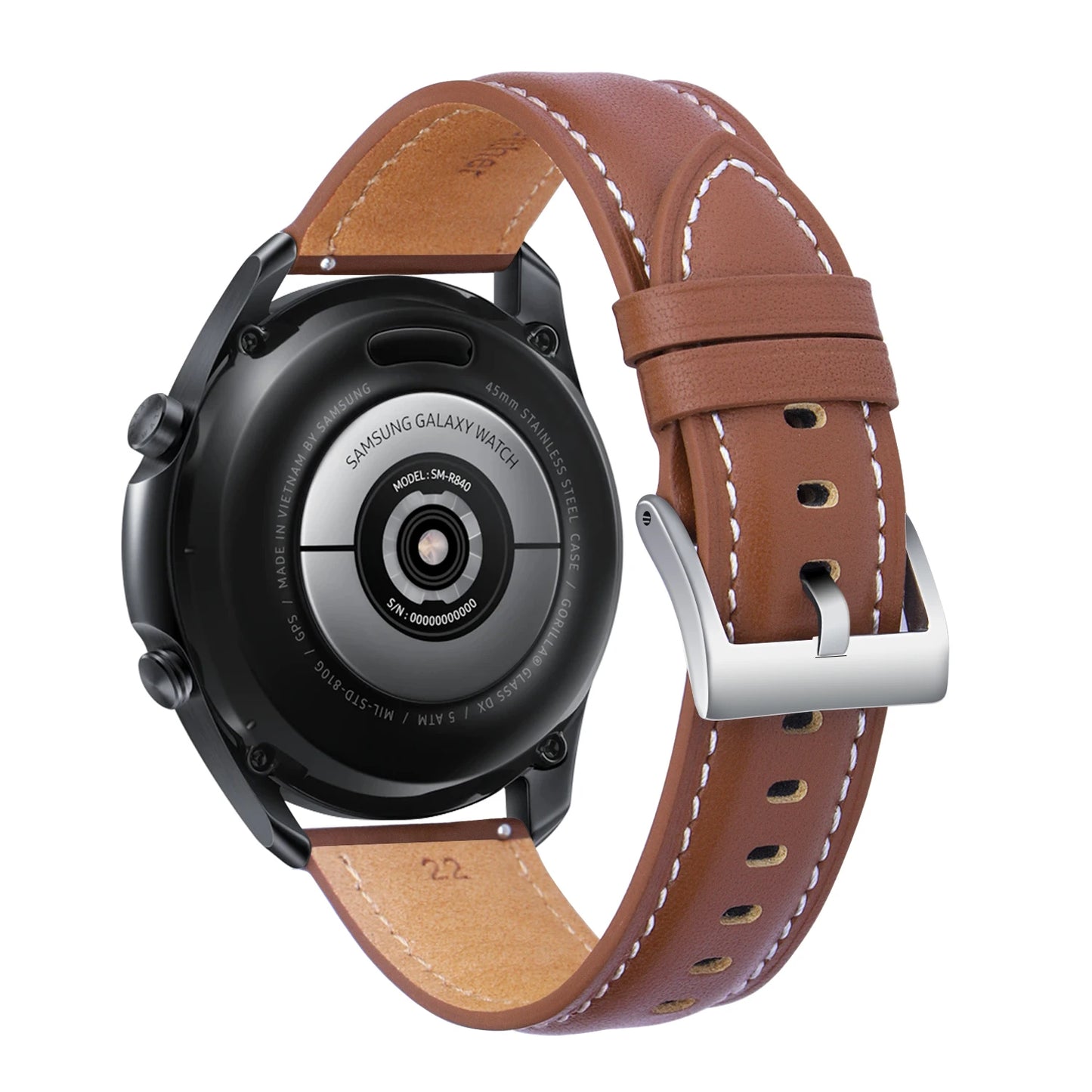 Leather Strap for Samsung Galaxy Watch 3 41 45mm Gear S3 Frontier Bracelet