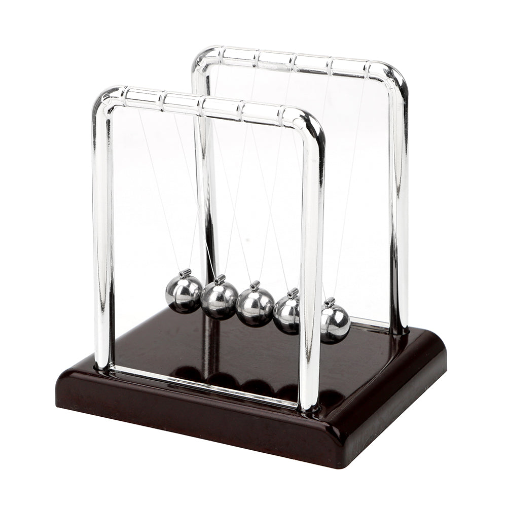 Newton's Cradle Desk Table Decor Metal Pendulum Ball Steel