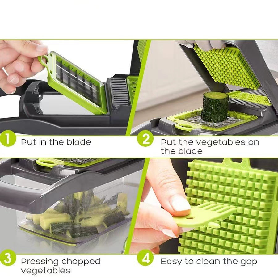 Portable Vegetable Cutter Shredder Multifunctional Slicer