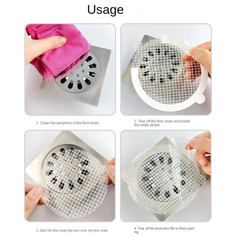 Disposable Anti-blocking Filter Floor Drain Sticker