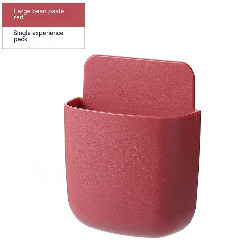 Wall Mounted Storage Box Mobile Phone Plug Holder