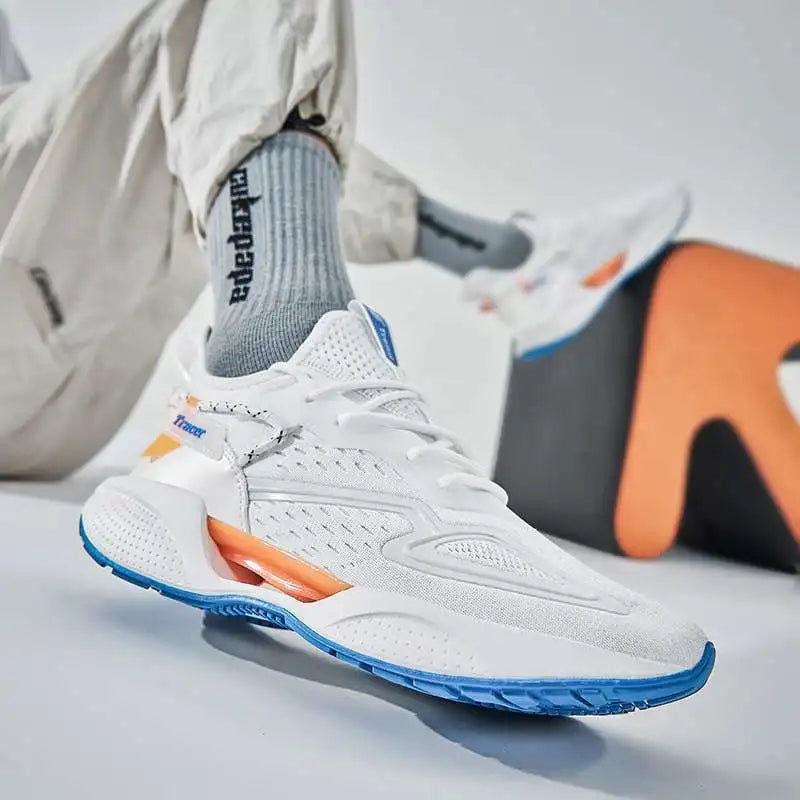 Spring Autumn Men's Casual Running Shoes Lightweight Shock