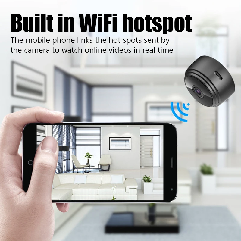 9 WiFi Mini Camera Wireless Video Recorder Voice Recorder