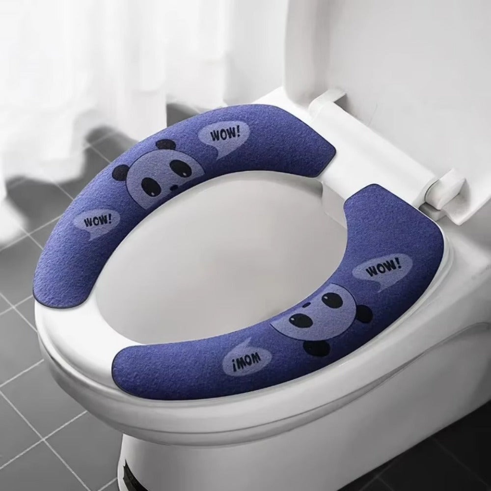 Cartoon Printed Toilet Sticker Universal Toilet Seat Cover