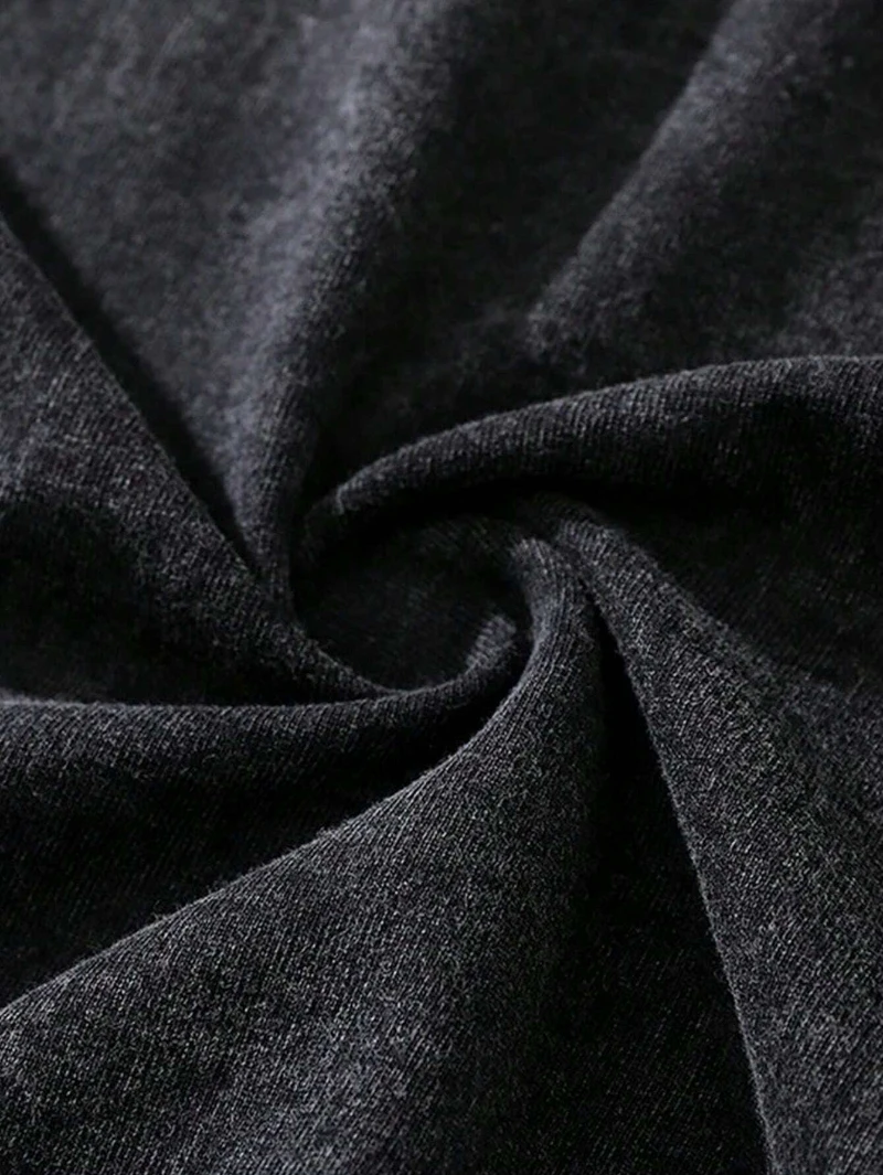 Vintage Portrait Graphic Washed Cotton T-shirt Unisex