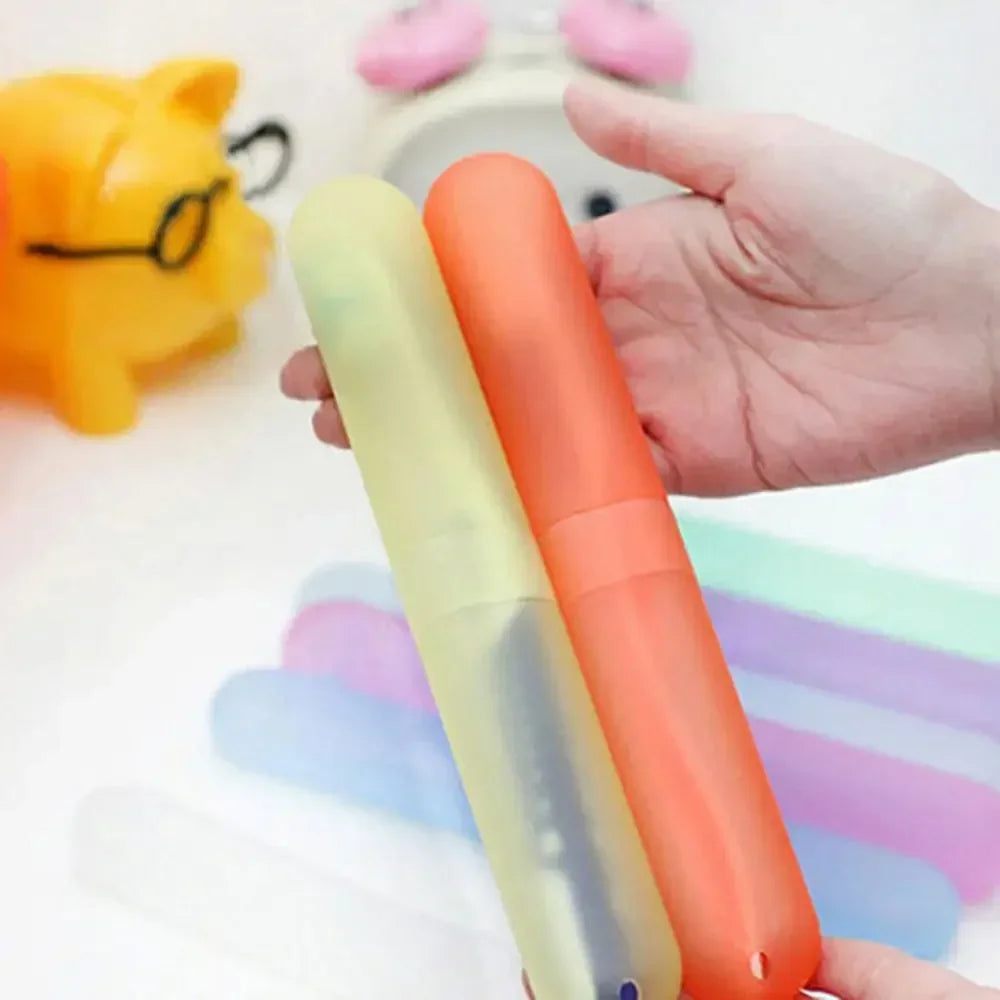 Travel Toothbrush Storage Box Bathroom Toothpaste Holder