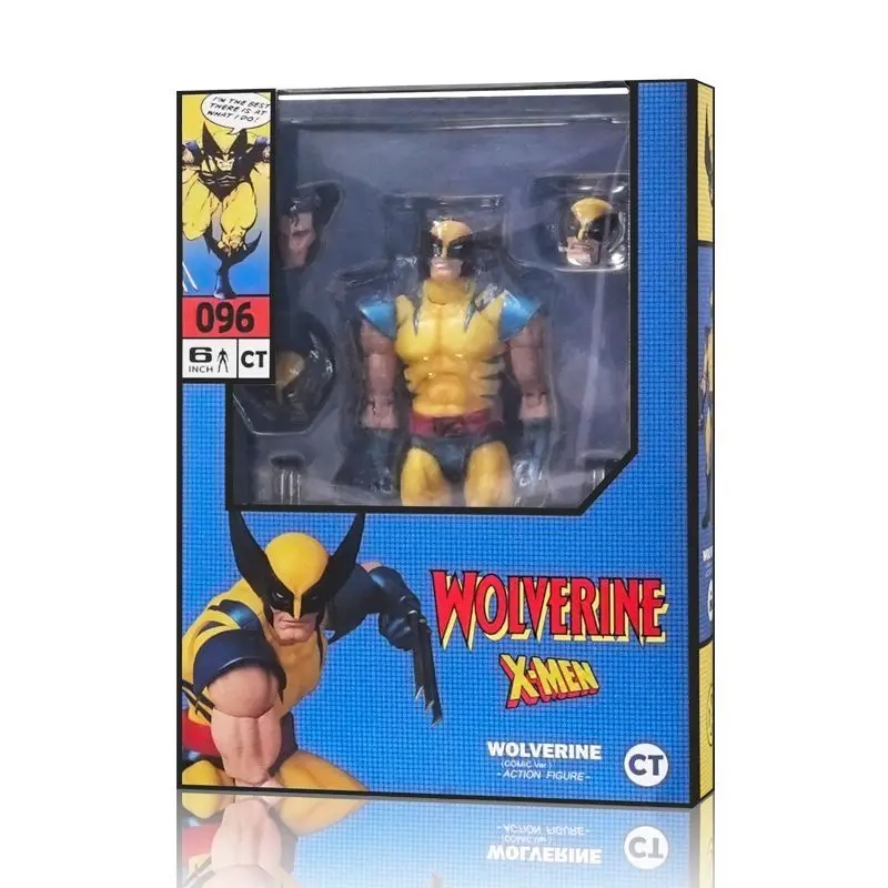 New Ct Toys Wolverine Figure Mafex 138 Brown Comic X-Men Action Figure