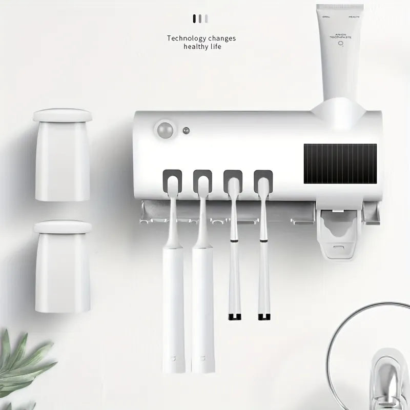 Multifunctional Toothbrush Holder Induction UV Sterilization