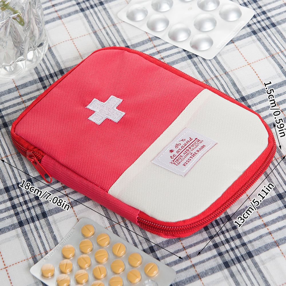 Mini Portable Medicine Bag Travel First Aid Kit