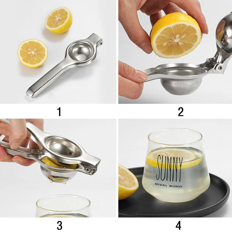 Stainless Steel Manual Juicer Processor Lemon Squeezer