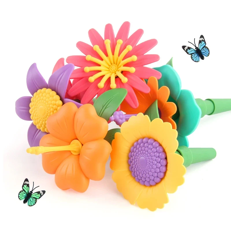 90pcs New Grow Their Imagination with STEM Educational Flower