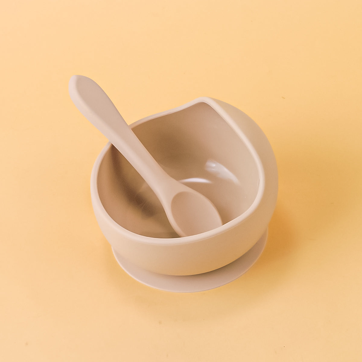 2PC Silicone Sucker Bowl Feeding Tableware