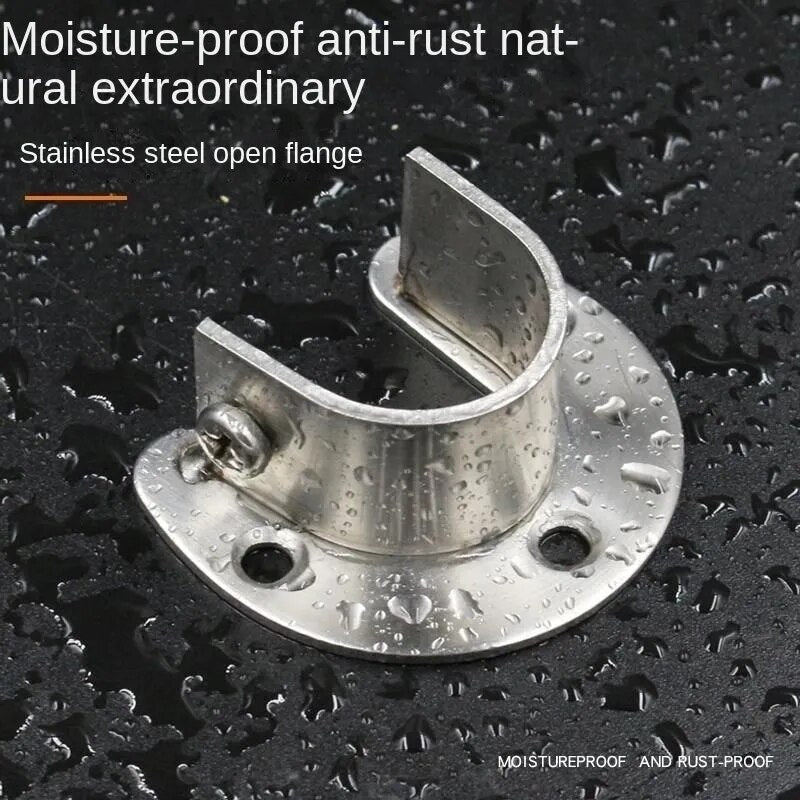 Stainless Steel Flange Seat Wardrobe Hanger