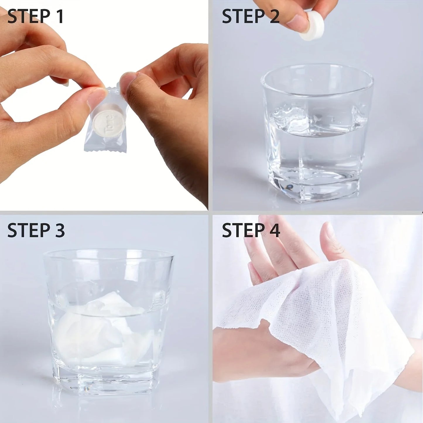 150pcs Portable Compressed Towel Disposable