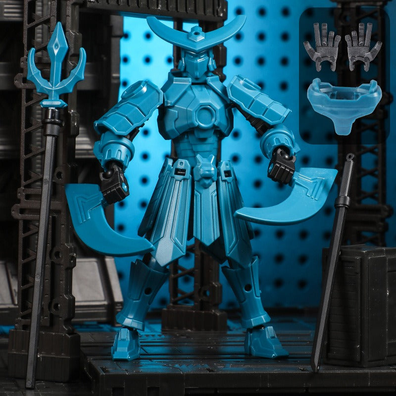 Mozi mecha lucky doll, robot deformation, 3D printed mannequin