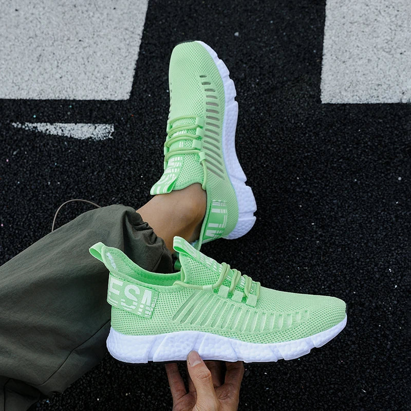 Men Casual Shoes Sneakers Breathable Athletic Lightweight Outdoor Running Sports