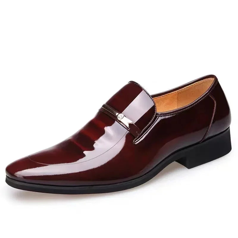 Luxury Business Oxford Leather Shoes Men Breathable