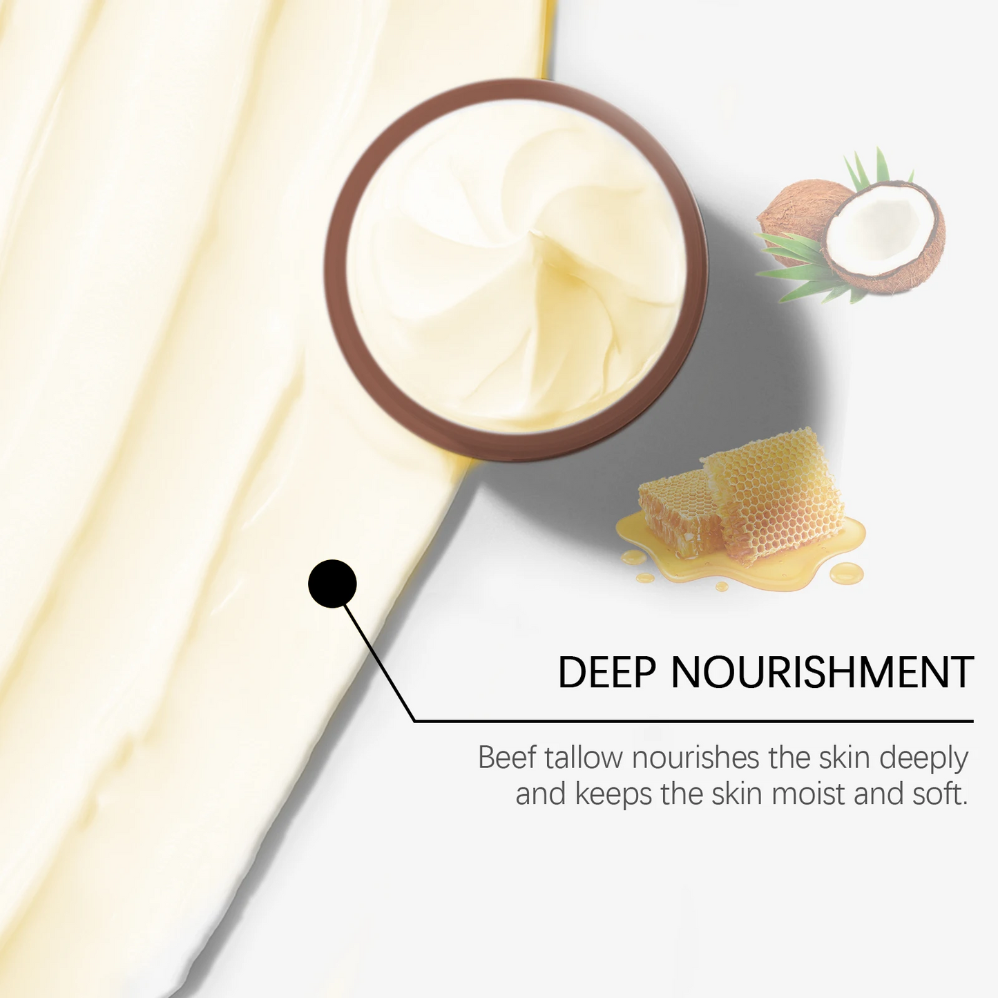 Beef Tallow Face Cream Lasting Moisturizing