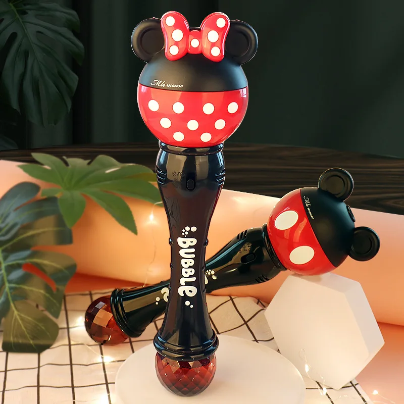 Mickey Cartoon New Bubble Machine Girl Magic Stick Toys