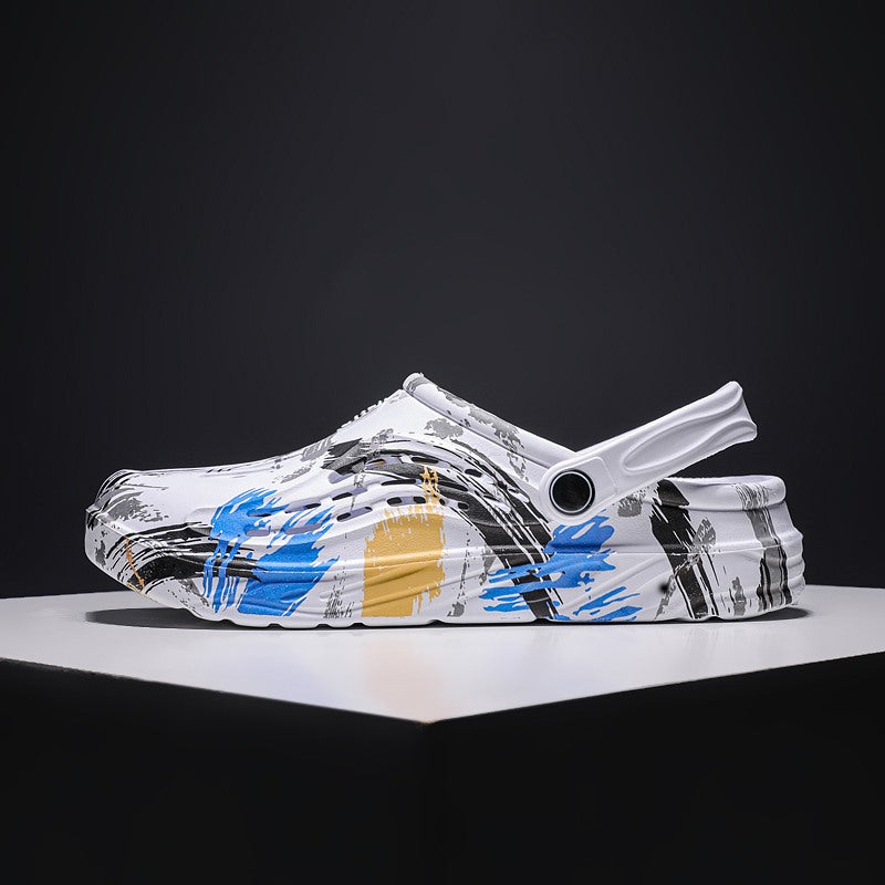 Summer New Men's Clogs Sandals Lightweight Slippers