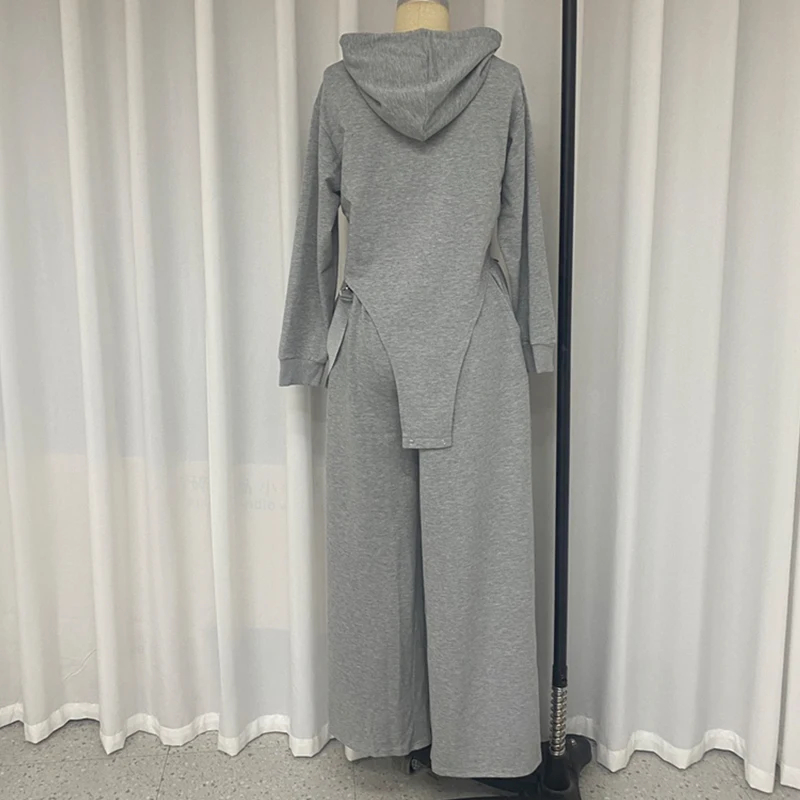 Waytobele Autumn 2 Piece Set Women Casual Simple Solid