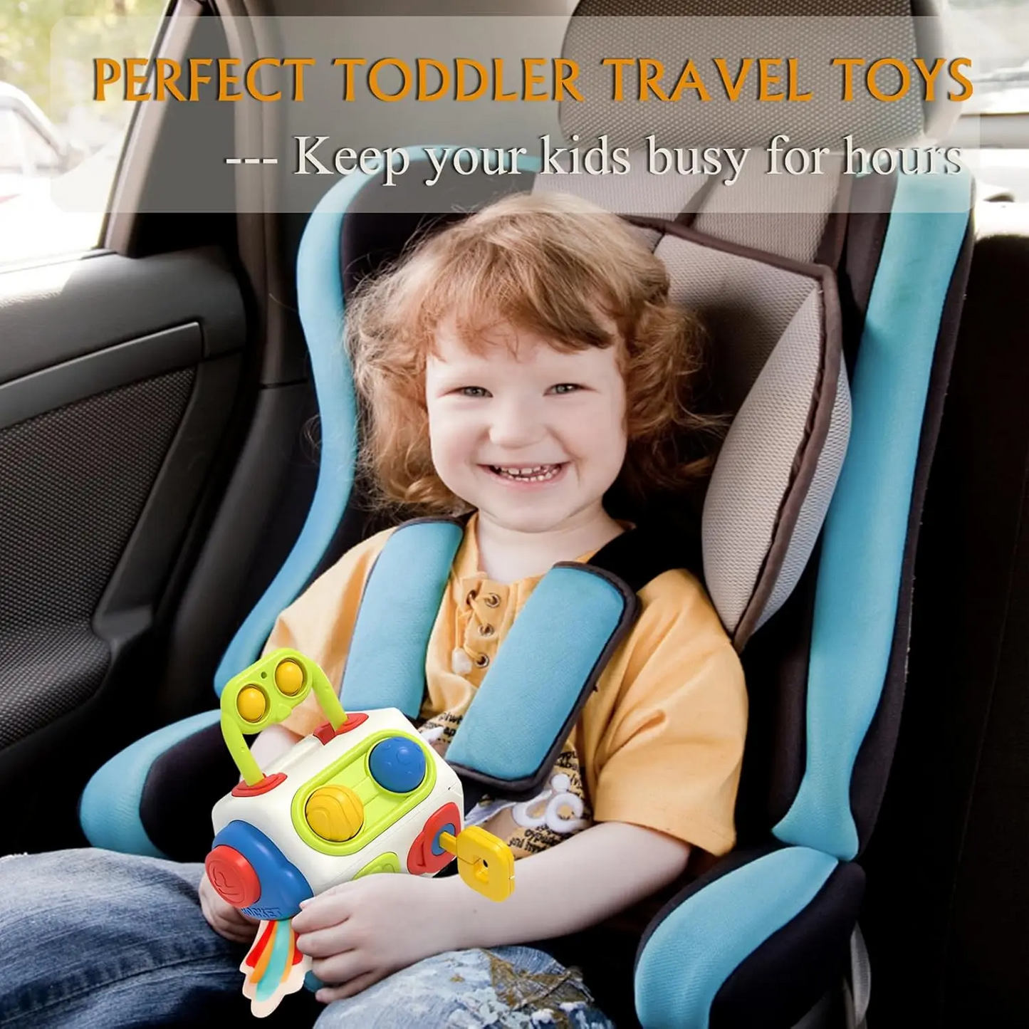 Montessori Busy Cube Toys for Toddler Sensory Activities