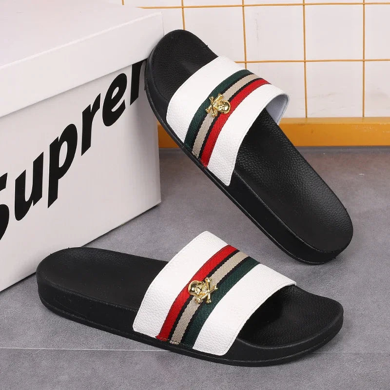 Men Casual Slippers Fashion Flip Flops Indoor Outdoor