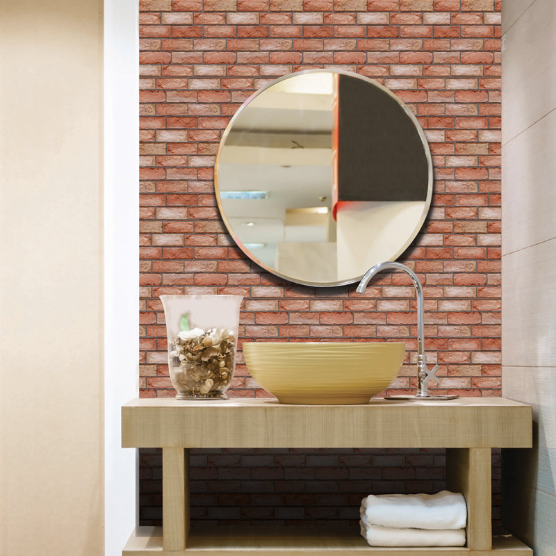10Pcs Self Adhesive Waterproof 3D Wall Panels Peel and Stick Subway Tile