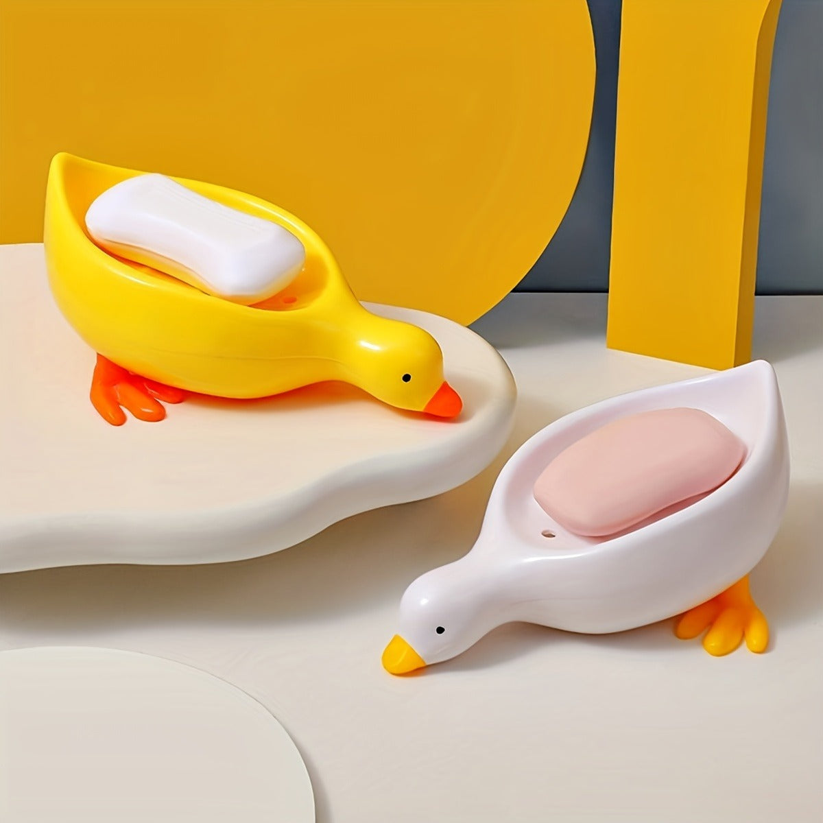 Cute Duck Shaped Soap Dish