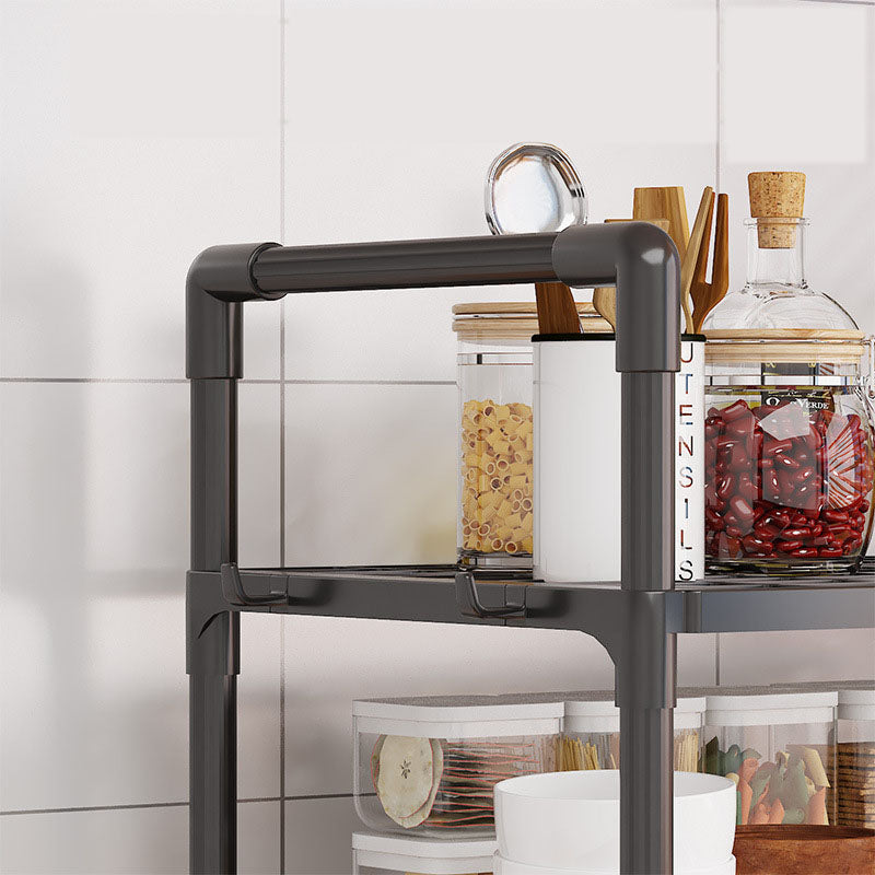 Kitchen Storage Rack Microwave Shelf Condiment Organizer