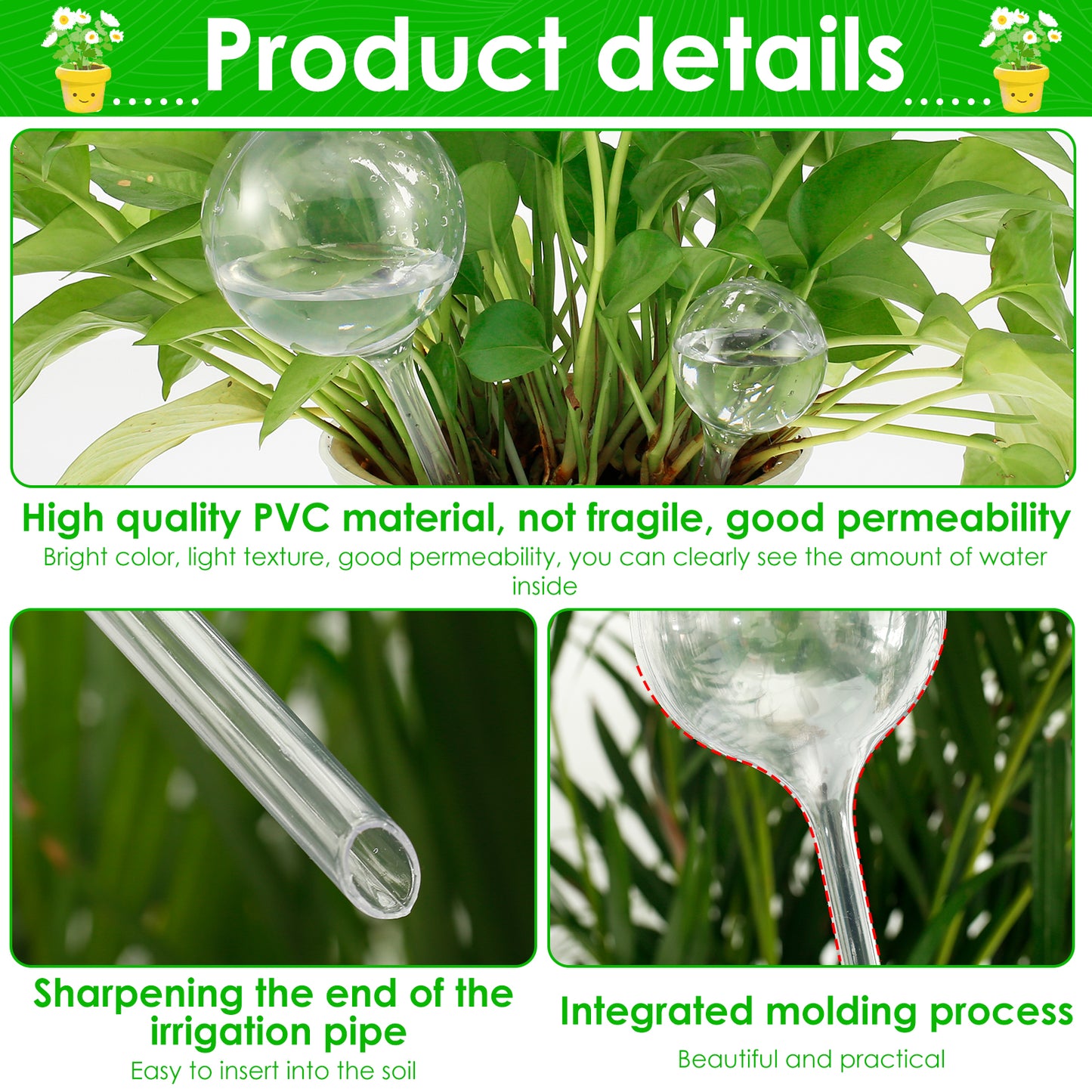10Pcs Plant Automatic Watering System Balls Device Drip Irrigation