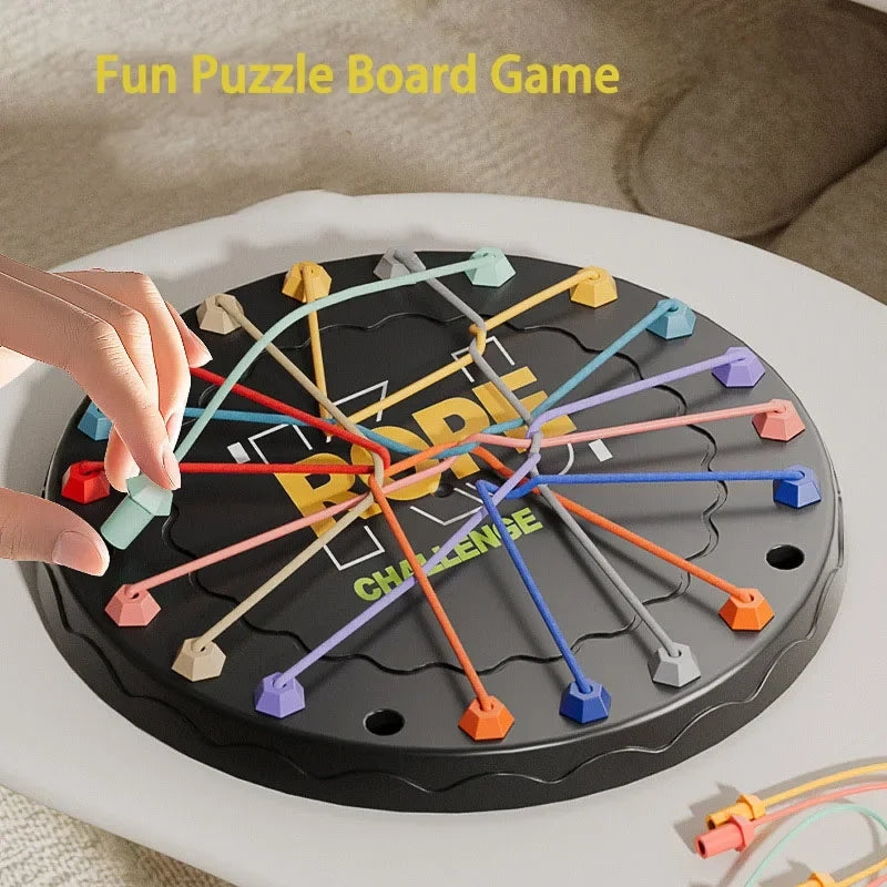 Kid Rope Knots Puzzle Social Board