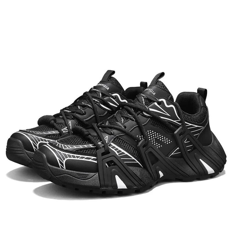 Trendy Casual Sport Shoes Increase Height Men's Student Breathable