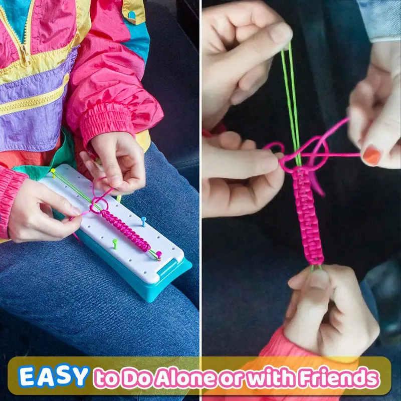 Friendship Bracelet Making Kit for Girls DIY Craft Kits Toys