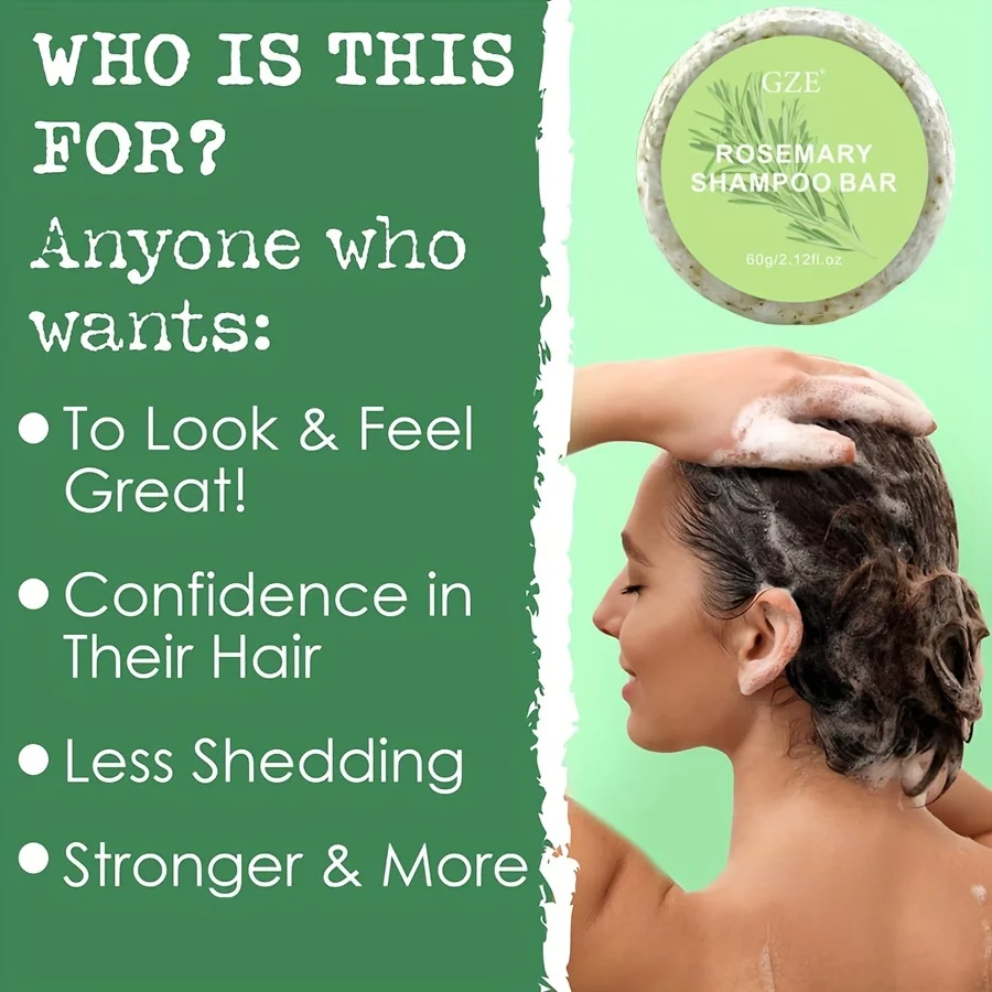 Rosemary Hair Strengthens Shampoo Bar