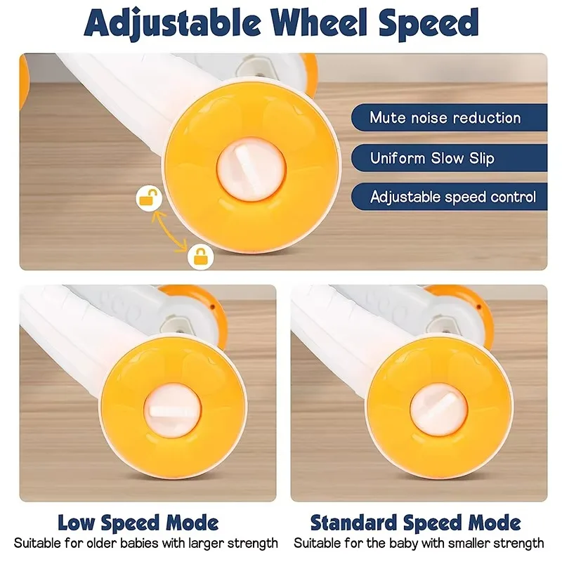 PANGDUBE Musical Baby Walker with Artboard Toy Baby
