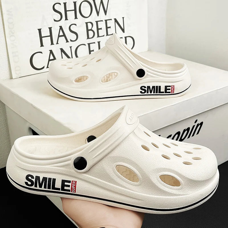 Men Trend Clogs Sandals Slippers Fashion Men's Summer
