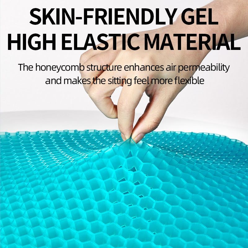 Car Gel Cooling Seat Cushion 3D Honeycomb Cool and Breathable