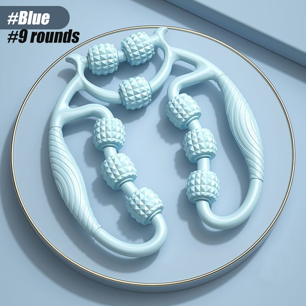 Newest 20 Wheel Annular Leg Clamp Massager Anti-cellulite Massager Body