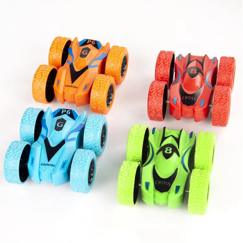 4pcs/2pcs/ double-sided inertia stunt rolling toy