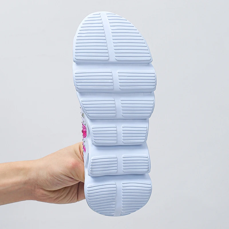 Comfort Soft Sole White Sneakers Woman