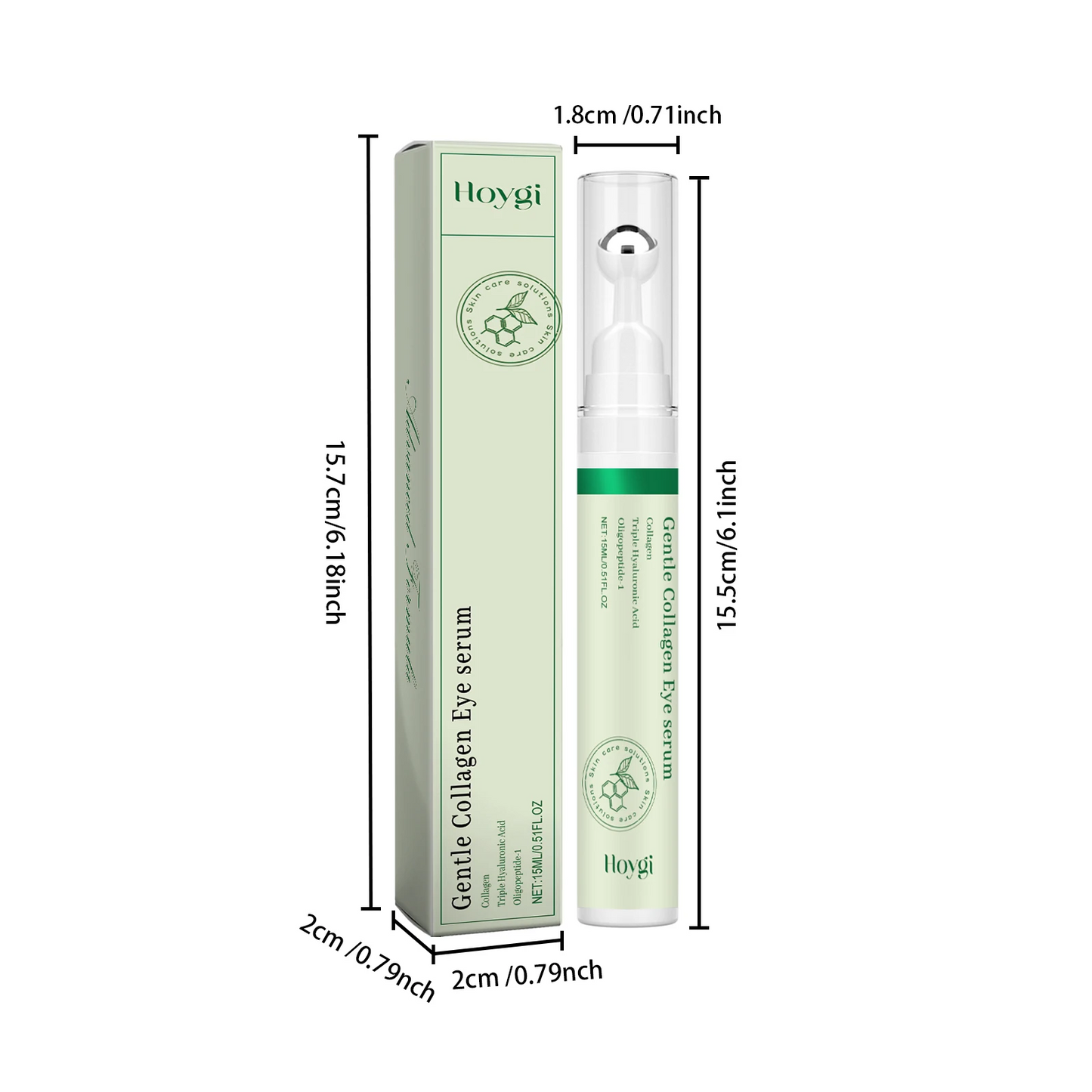 3Pcs Collagen Eye Serum Cream Anti Dark Circles