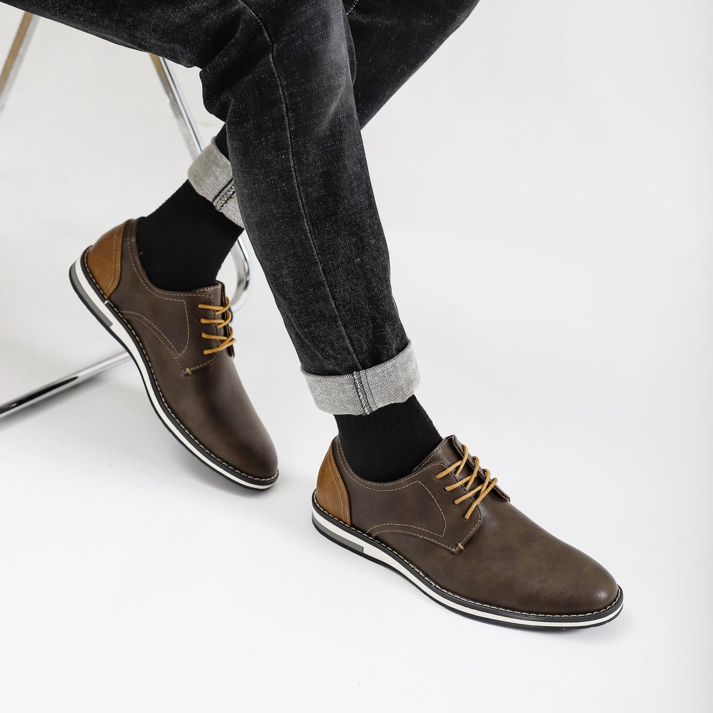 Men Shoes Comfortable Brand Fashion 2025 Leather Shoes Men