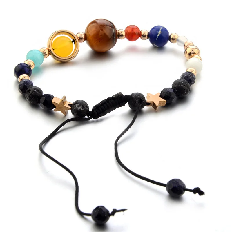 Cosmic Galaxy Solar System Bracelet for Women Men