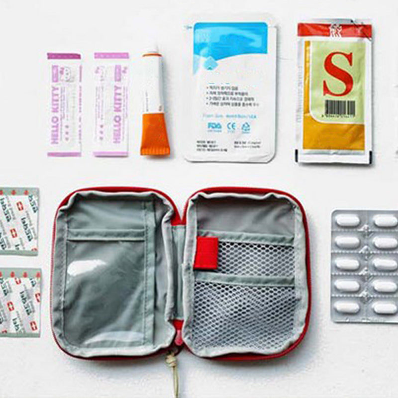 Mini Portable Medicine Bag Travel First Aid Kit