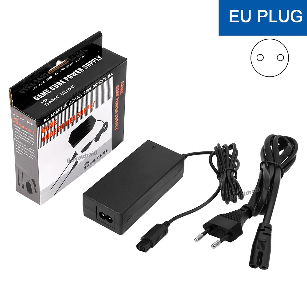 EU Plug AC Adapter Power Supply for Nintend GameCube